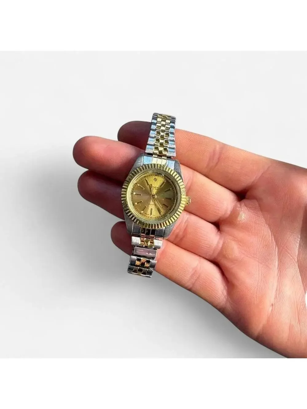 Women's Grey and Silver Watch